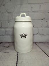 *see note** Original Vintage Rae Dunn Artisan Collection Medium Crown Canister picture