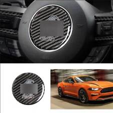 For Ford Mustang Shelby 2015-2023 Real Carbon Fiber Steering Wheel Control Cover picture