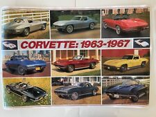 1963-1967 Corvette Wall Poster 9 Cars Split Window picture