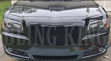 Fits 2011-2014 Chrysler 300 Black Chrome Mesh Bentley Grille Bently Grill picture