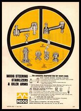 1966 MOOG Industries St. Louis Steering Stablizers & Idler Arms Vintage Print Ad picture