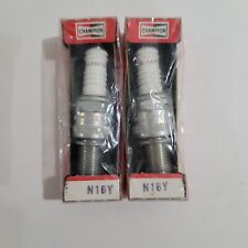 ‘NOS’ Champion N-16YC Spark Plugs.....2 piece lot......MADE IN USA picture