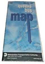 DECEMBER 2008 NEW YORK CITY TRANSIT QUEENS BUS MAP  picture
