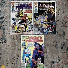 THE TRANSFORMERS #19, 20 and Movie #3 Marvel Comics 1986 Trimpe Budiansky picture