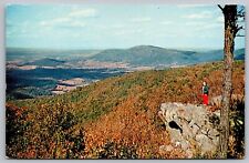 Gimlet Ridge Front Royal Skyline Drive Virginia Birds Eye View Mountain Postcard picture