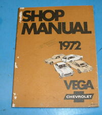 1972 Chevy Vega Vintage Original Shop Manual  Vintage 72 Chevrolet picture