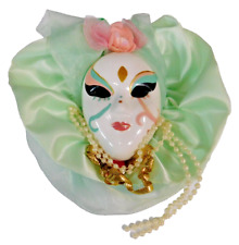 Vintage ANCO Mardi Gras Harlequin Porcelain Mask 6