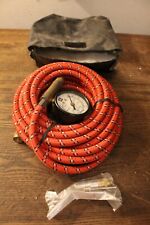 Vintage GM Air Hose and 100 PSI Gauge with Attachments and Storage Bag picture