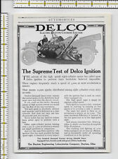 Delco Electric Lighting Cranking Ignition Dayton Ohio 1915 magazine print ad picture