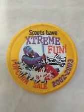 2002-2003 Popcorn Sale Embroidered Patch BSA 'Scouts Have Xtreme Fun' picture