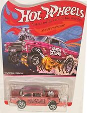 Pink '55 Chevy Bel Air Gasser Custom Hot Wheels Candy Series  w/RR picture