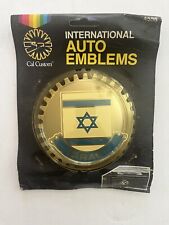 Israel Emblem Flag Stainless Steel Cal Custom Auto Badge 1983 International picture