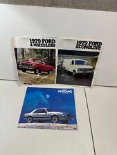1979 Ford Dealer Brochures-Econoline, 4-Wheelers and Mustang picture