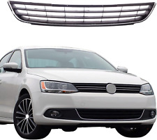 Front Bumper Lower Grille Grill Black Plastic Compatible for 2011-2014 Jetta Fit picture