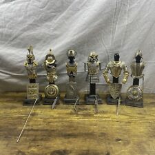 FRANKLIN MINT SET OF 6 WARRIOR ARMOR THROUGH THE AGES REPLICA /Armaduras picture
