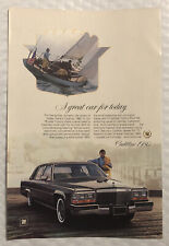 Vintage 1980 Cadillac Original Print Ad Full Page - A Great Car For Today picture