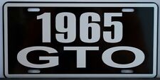 1965 65 PONTIAC GTO LICENSE PLATE 389 400 455 TRI POWER HURST RAM AIR JUDGE GOAT picture