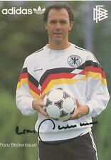 Franz Beckenbauer Signed Postcard Football Germany A03 A0331 Original Vintage picture