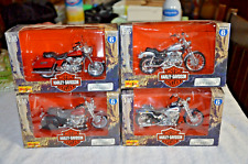 qty 4 Maisto 1999 Harley Davidson Motorcycle Die Cast 1:18 Scale picture