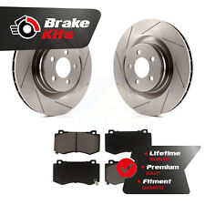 Front Brake Rotor & Ceramic Pad Kit For 2006-2020 Dodge Charger R T GT Scat Pack picture