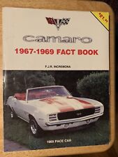 CAMARO FACT BOOK 1967-1969 NUMBERS PHOTOS ORIGINAL 327 350 396 RS SS Z28 PACE picture