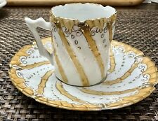 Vintage CD&Co Limoges Tea Cup And Saucer picture