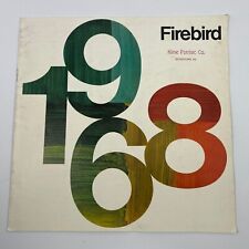 ORIG'L 1968 PONTIAC FIREBIRD BIG DLX COLOR BROCHURE 12-pgs 400 CONVERTIBLE H.O. picture
