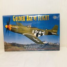 2004 Golden Age of Flight Military Aircraft Calendar 18 x 11 3/4