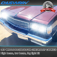 For Chevrolet Caprice 1987-1990 6000K LED Headlight High & Low Beam Bulbs picture