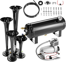 150DB Train Air Horn Kit, 4 Horn Kits for 150 PSI 12V Air Compressors, Ultra Lou picture