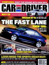 VINTAGE BMW 135I: 0-60 IN 4.7, - ROAD AND DRIVER, MAY 2008 VOL. 53, NO. 11  picture