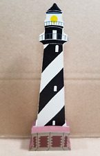 Vintage Shelia's Cape Hatteras Lighthouse North Carolina Wooden Figure 1991 picture