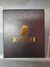 XIFEI Luxury 4 Jet Torch Cigar Holder Windproof Rocker Arm Refill Butane Lighter picture