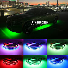 For Dodge Charger SRT RT 6 PCS RGB LED Underglow Lighting Kit Neon Strip Lights picture