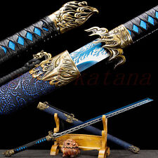 44 Inch Broadsword Manganese Steel Sharp Chinese Tang Dynasty Dao Kungfu Swords picture
