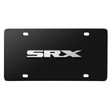 Cadillac SRX 3D Nameplate Black Stainless Steel License Plate picture