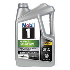Mobil 1 Advanced Fuel   Economy Full Synthetic Motor Oil 0W-20, 5 Quart picture