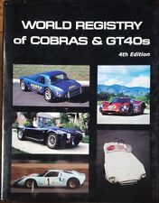 WORLD REGISTRY OF COBRAS AND GT40s. 4th EDITION VOLUME 1 (2008) MANY DETAILS. picture