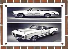 METAL SIGN - 1972 Oldsmobile Hurst-Olds Indy 500 Pace Car - 10x14 Inches picture