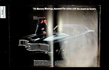 1969 '70 Mercury Montego Action Accent Luxury Vintage Print ad 14721 picture