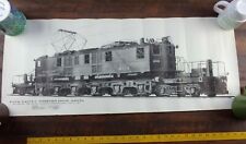 Electric Passenger Engine NY Central poster 14x34