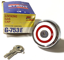 VINTAGE STANT LOCKING GAS CAP G-753E WITH TWO KEYS  in Original Box Chrysler picture