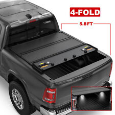 4 Fold 5.8FT Hard Truck Tonneau Cover For 2019-2024 Chevy Silverado GMC Sierra picture