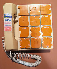 Radio Shack *BIG BUTTONS* landline Phone RETRO '70s Model 43-344 ~TESTED WORKS~ picture