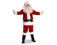 NEW COMPLETE SANTA CLAUS CHRISTMAS RED COSTUME SIZE L LARGE SUIT FULL OUTFIT SET picture
