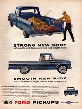 Vintage ad `64 Ford Pick-up Retro Baby Blue Auto 08/16/22 picture