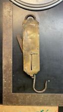 Vintage  Railroad Spring Balance Hanging Scale. Locomotive Luggage Scale picture