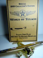 UNOPENED WINGS OF TEXACO SPECIAL EDITION GOLD 1927 FORD TRI-MOTORED MONOPLANE #7 picture