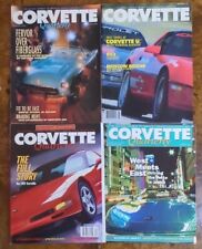  Corvette Quarterly Magazine Lot Of 4 Back Issues 1988 1990 1995 1997 picture