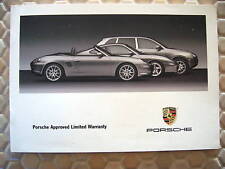 PORSCHE 911 BOXSTER CAYENNE OWNERS WARRANTY MANUAL 2003 USA EDITION picture